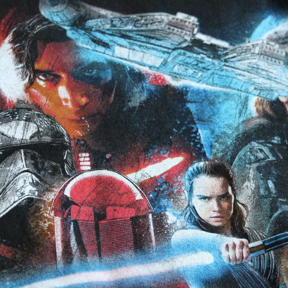 Star Wars The Last Jedi Graphic T-Shirt - Picture 4 of 9